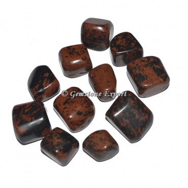 Mahogany Obsidian Tumbled Stones