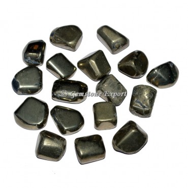 Pyrite Tumbled Stones