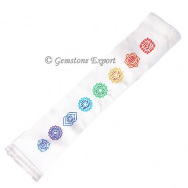 Seven Chakra Symbol Long Pouch - 3