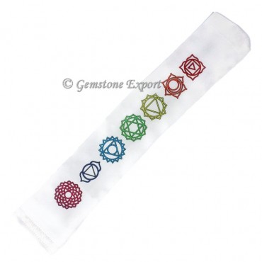 Seven Chakra Symbol Long Pouch - 15