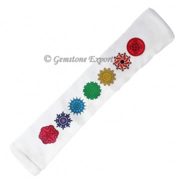 Seven Chakra Symbol Long Pouch - 16