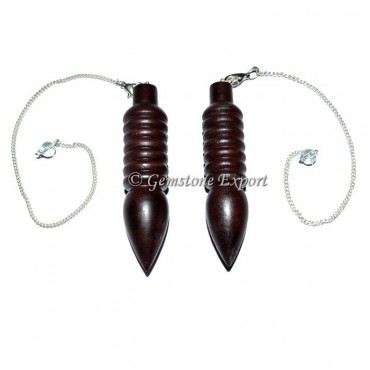 Spiral RoseWood Pendulum