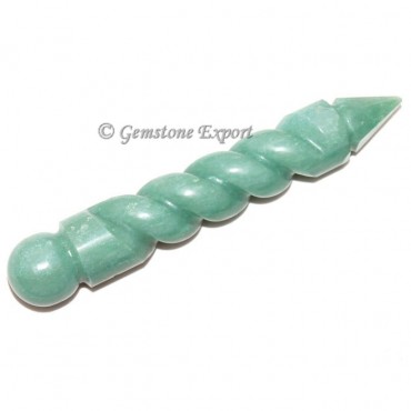 Green Aventurine Twisted Wands