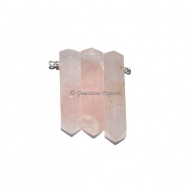 Rose Quartz Pair Pendant