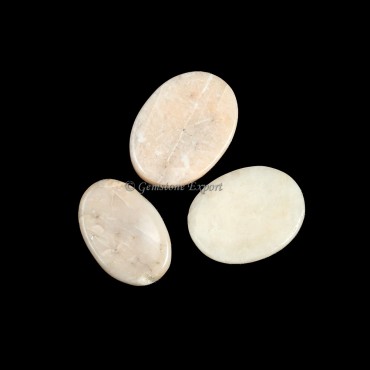 Cream Moonstone Worry Stone