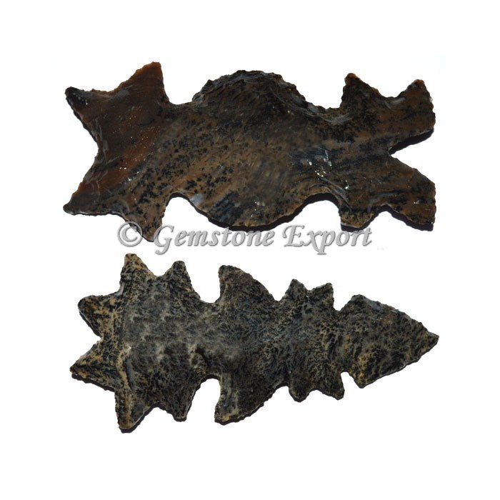 Beautiful Cur Jasper Arrowheads