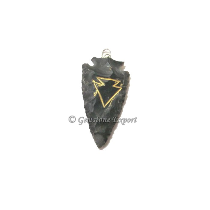 Carved Arrowheads Pendants