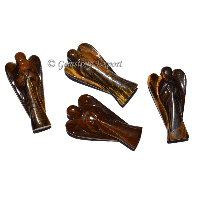 Tiger Eye Angel 2 Inch