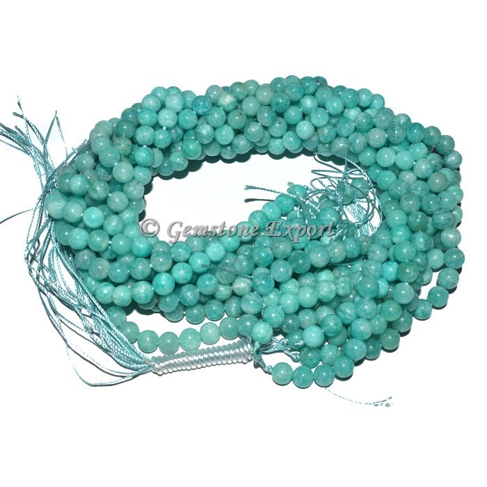 Amazonite Round Beads
