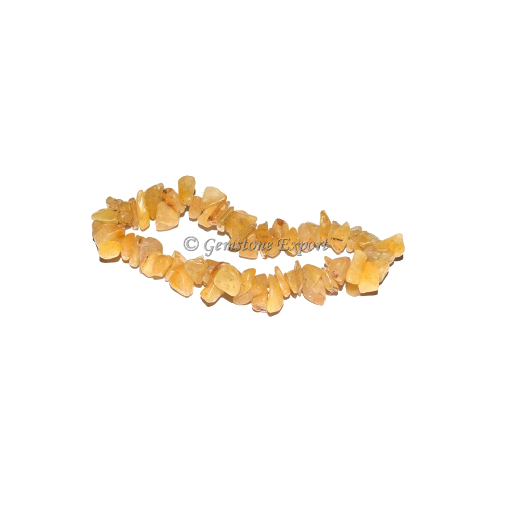 Yellow Aventurine Chips Bracelets