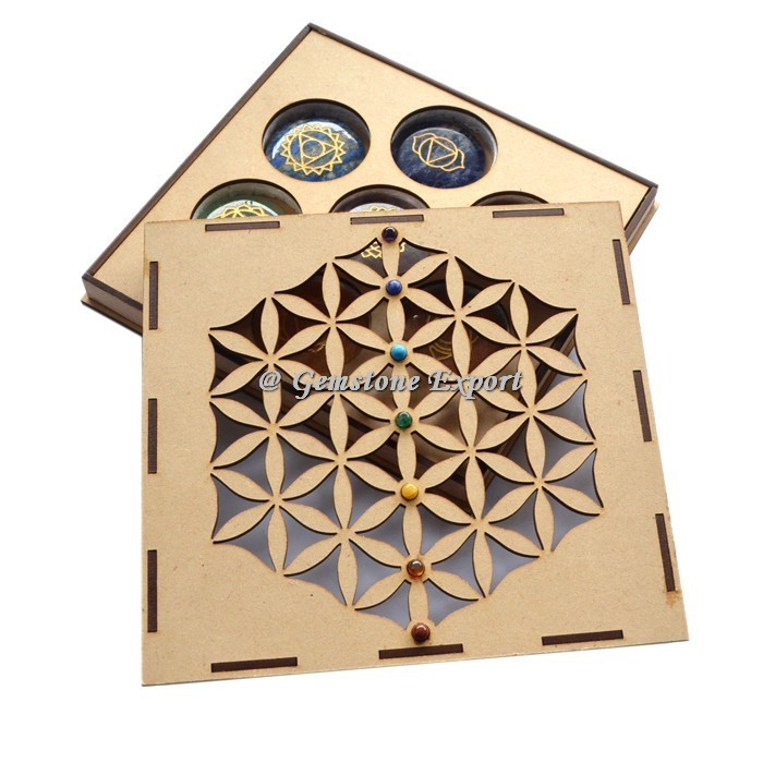 Flower Of Life 7 Chakra Gift Box