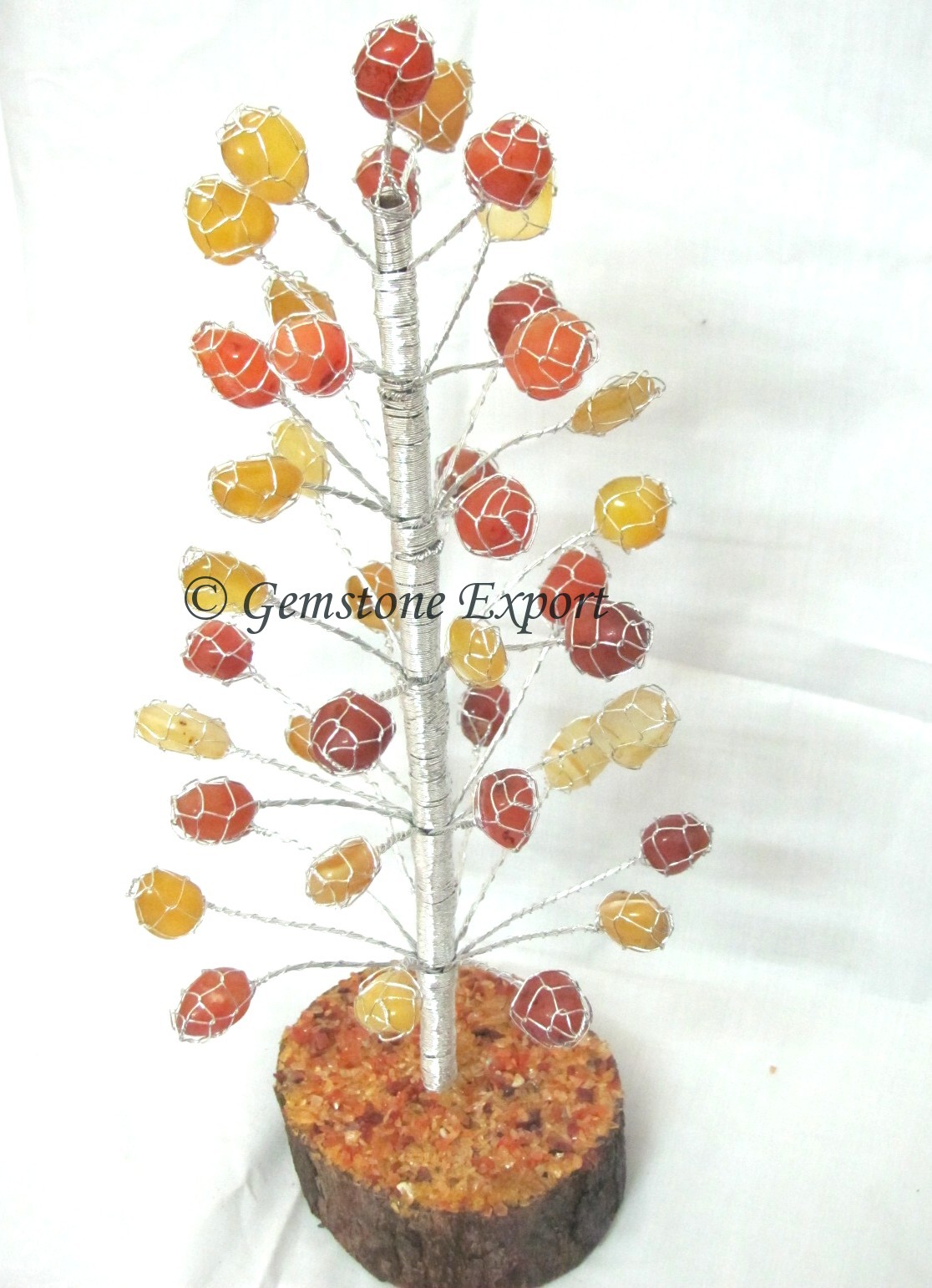 Mix Agate Tumbled Stones Tree