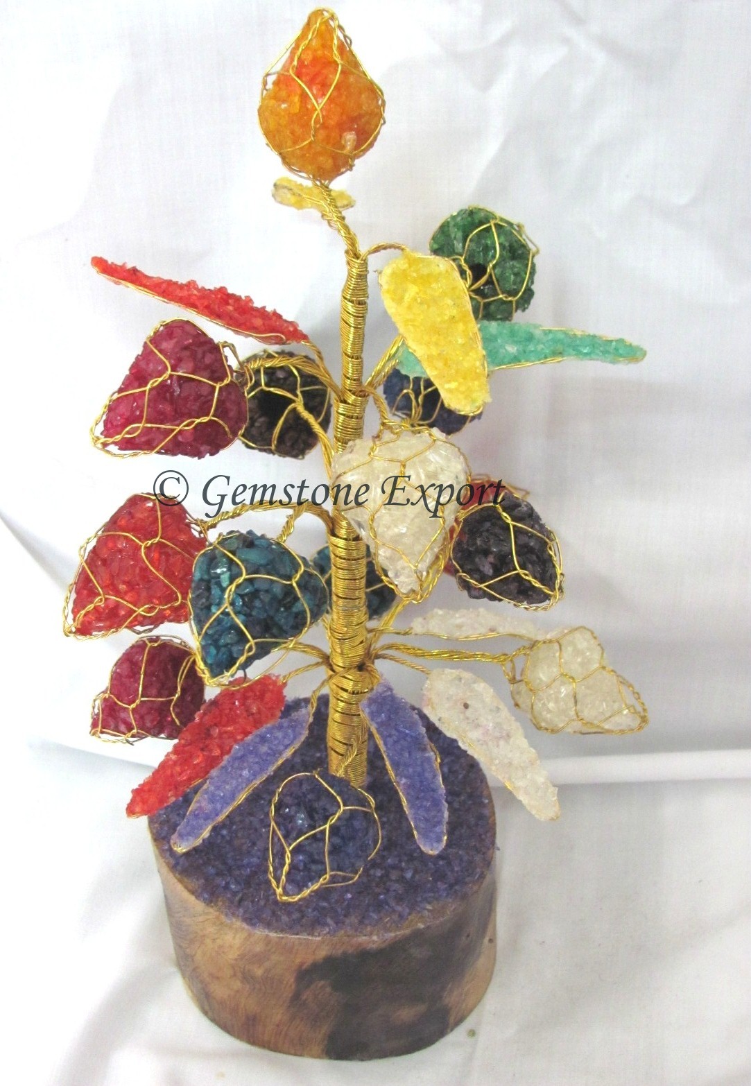 Mix Stone Gemstone Tree
