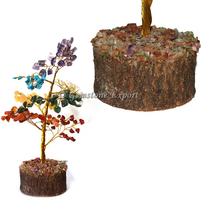 Seven Chakra Gemstone Tree