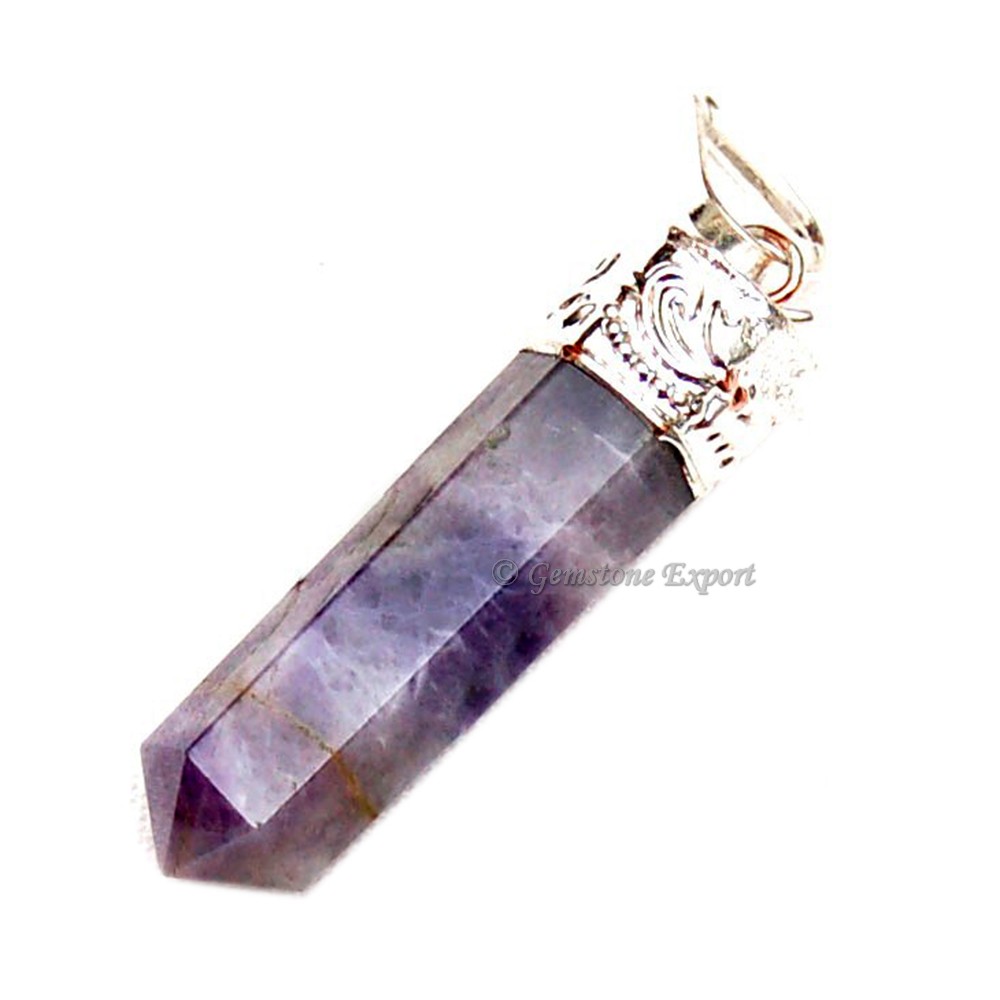 Amethyst Pencil Pendants
