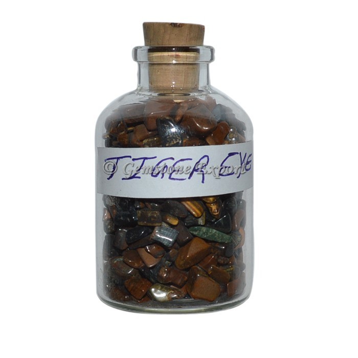 Tiger Eye Mini Gems Bottle