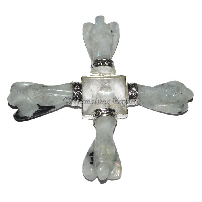 Rainbow Moonstone Angel Energy Chakra Generator