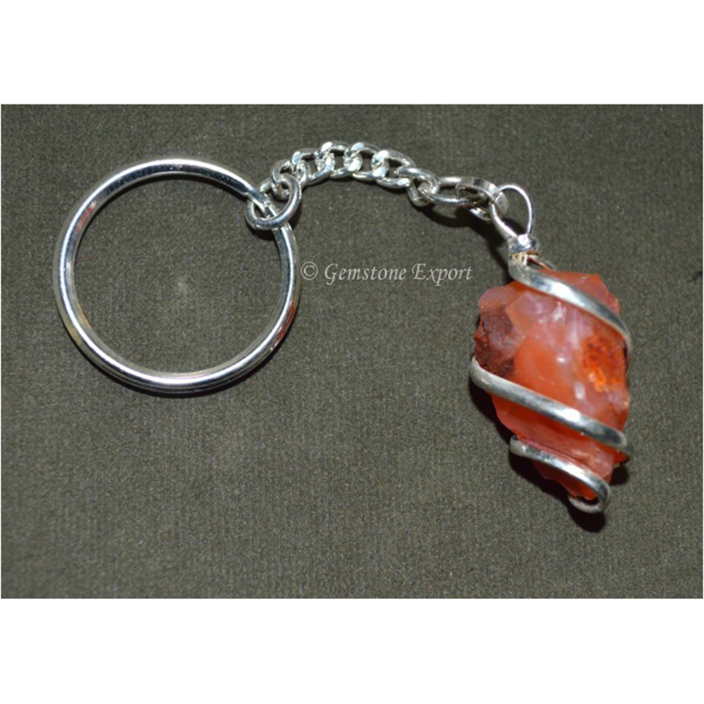 Carnelian Hammerd Pendulums Shape Keyring