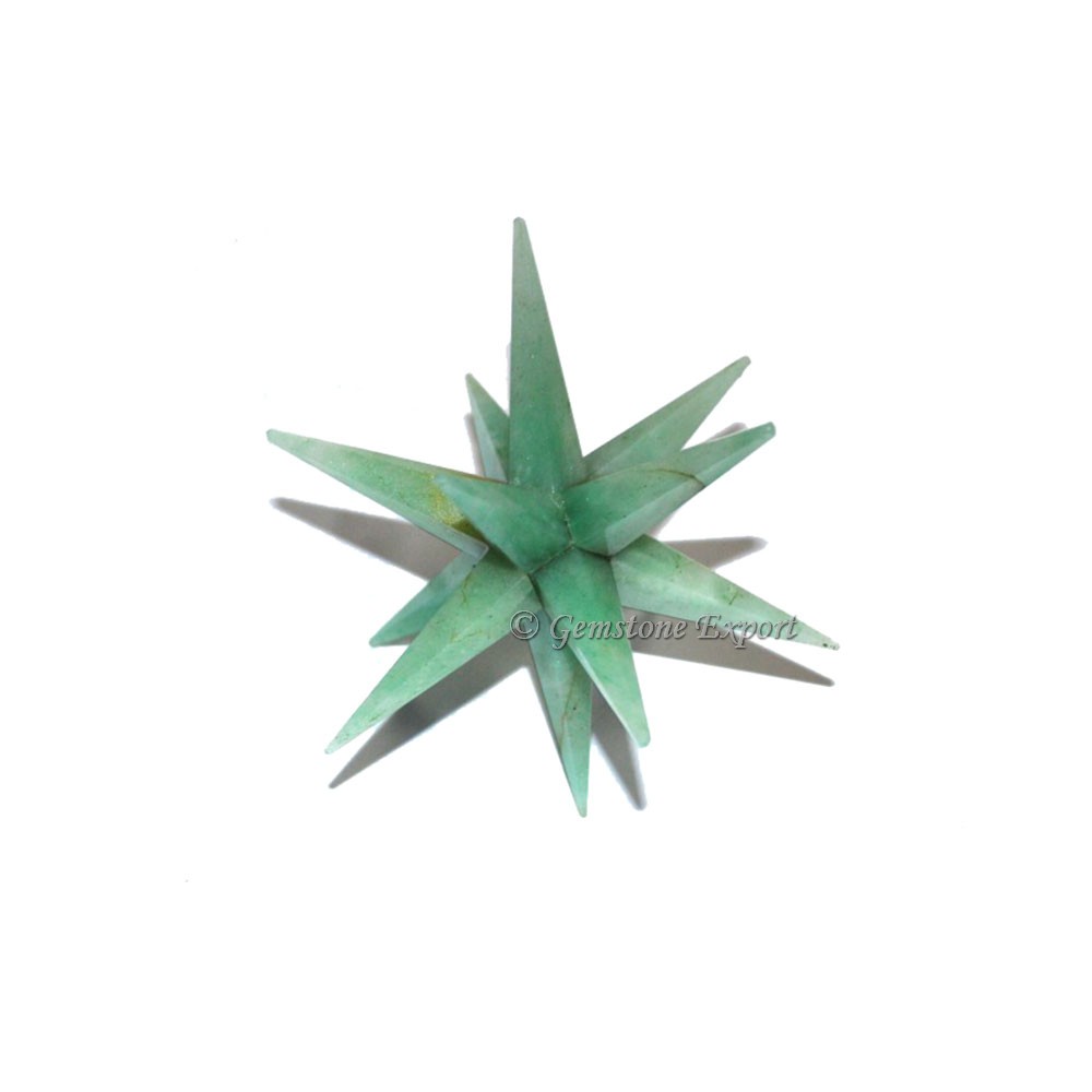 Green Aventurine 12 Point Star
