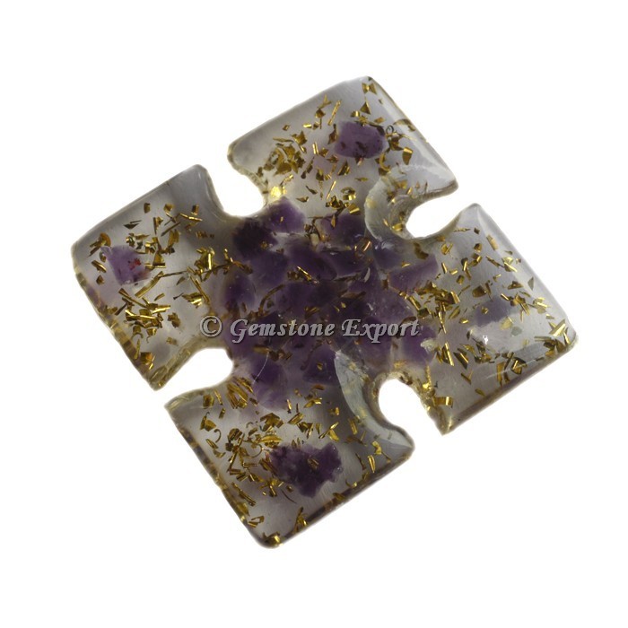 Amethyst Orgone Square