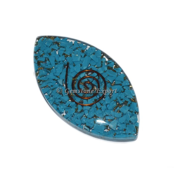 Turquoise Eye Shape Cab
