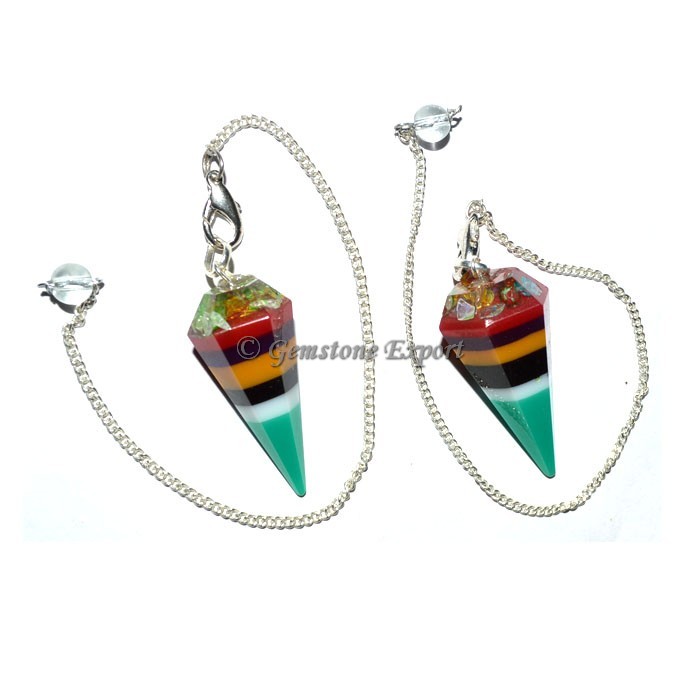 Orgone Chakra Layer Pendulums