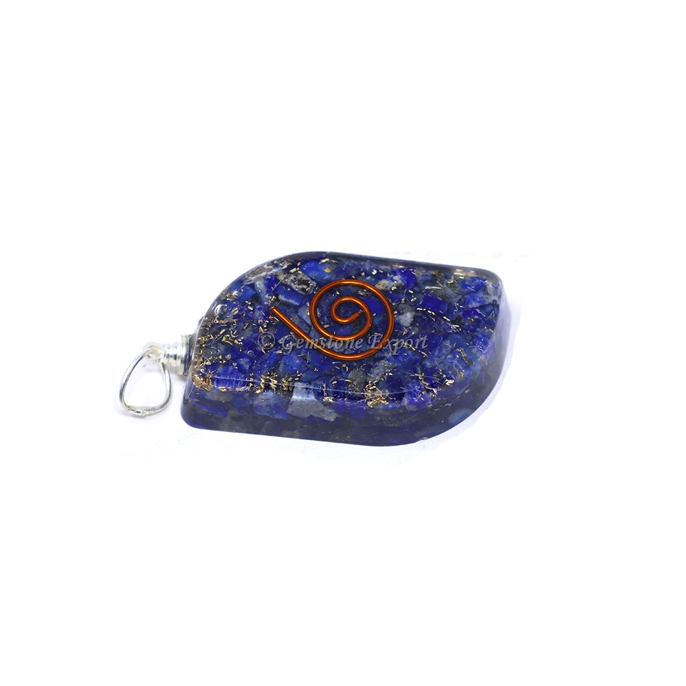 Lapis Lazuli with Copper Coil Orgone Pendant