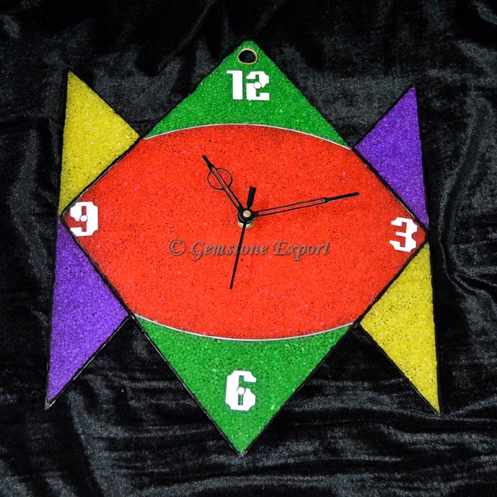 Orgone Multi Color Chakra Stone Clock
