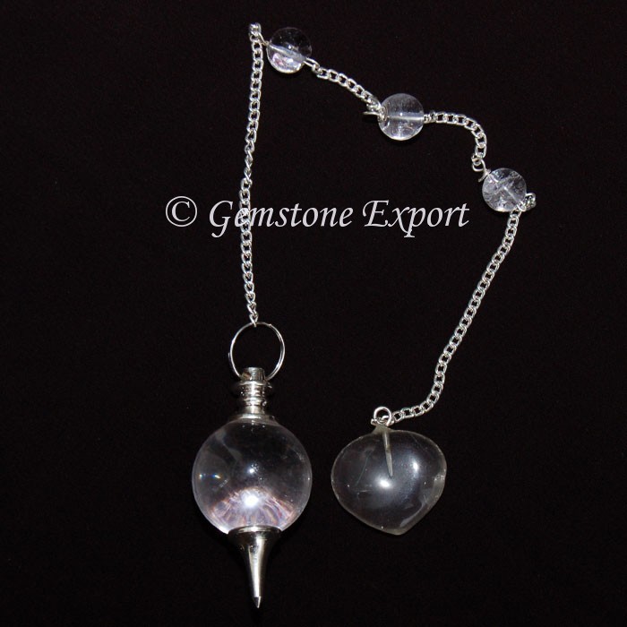 Crystal Quartz Healing  Ball Pendulums
