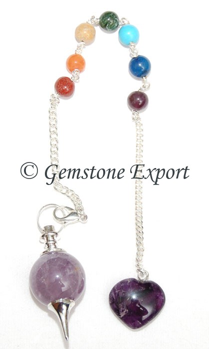 Amethyst Chakra Ball Pendulums