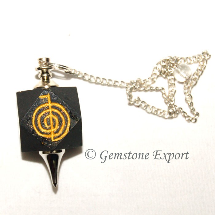 Black Tourmaline Choko Reiki Pendulums