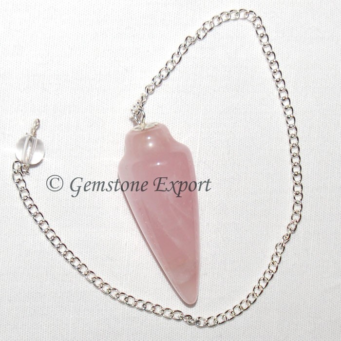Rose Quartz Plain Pendulums