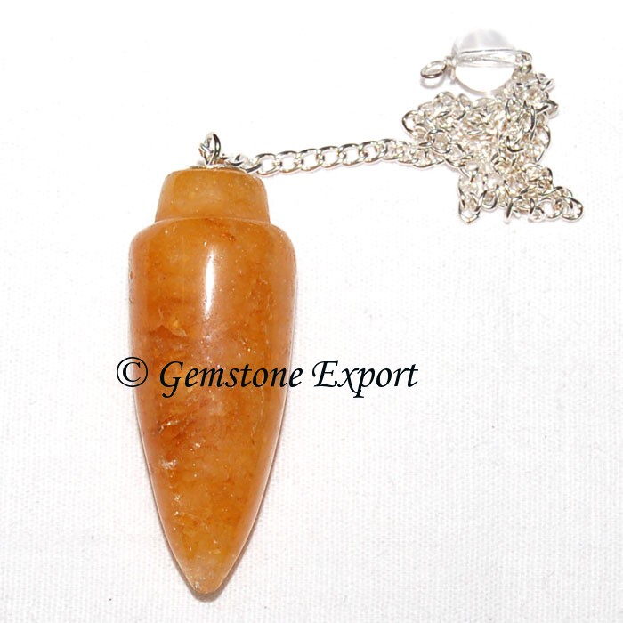 Golden Quartz Plain Pendulums