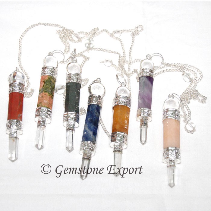 Mix Gemstone 3 Pcs Pendulums