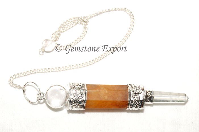 Golden Quartz 3 Pcs Pendulums