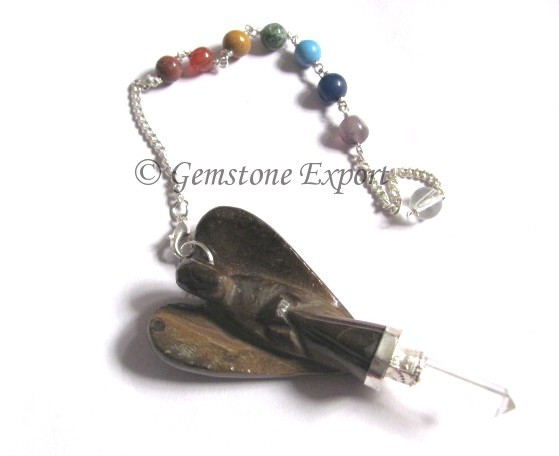 Tiger Eye Angel Chakra Pendulums