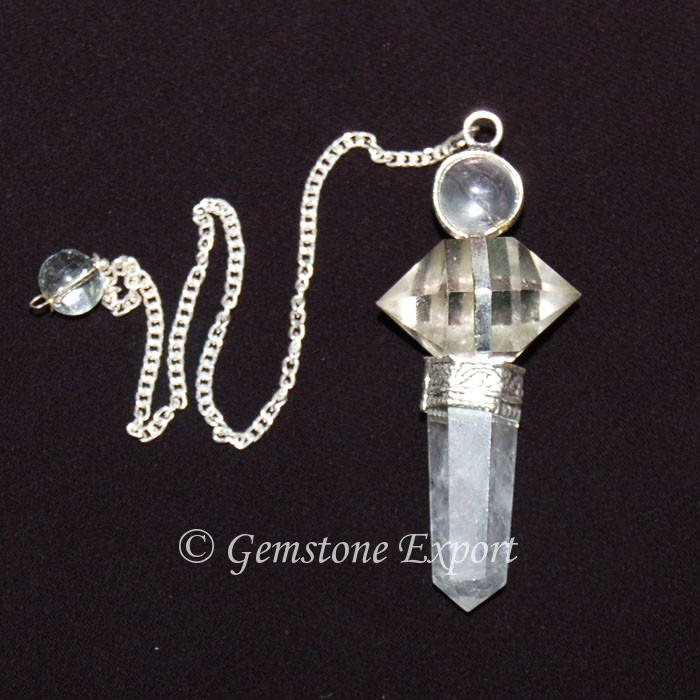 Crystal Quartz Pendulums
