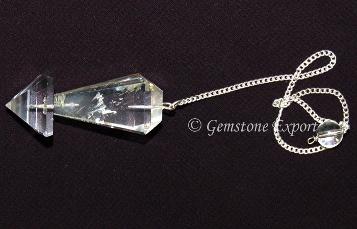 Crystal Quartz Healing Pendulums