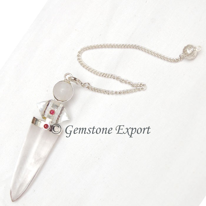 Crystal Quartz Pendulums