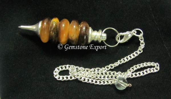 Tiger Eye Tyre Pendulums