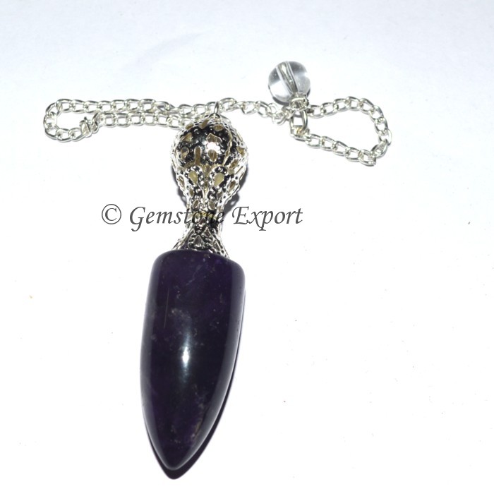 Amethyst Quartz Pendulums