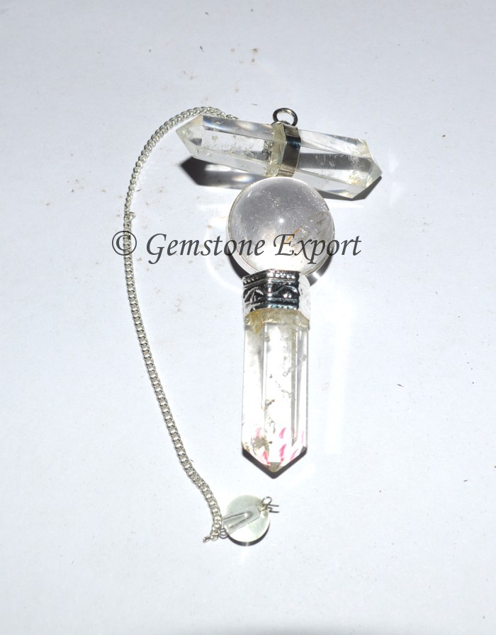 Crystal Quartz Pendulums