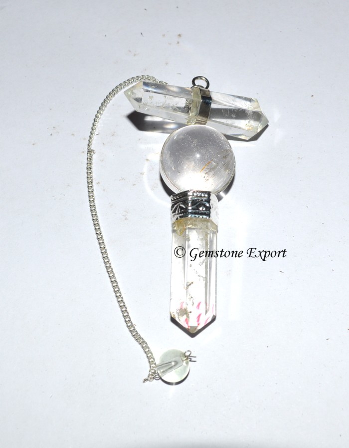 Crystal Quartz 3pcs Ball Pendulums