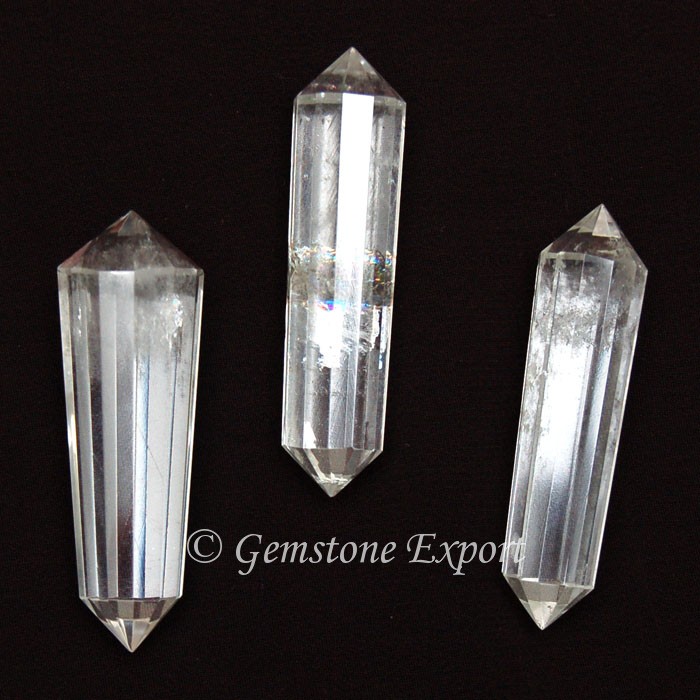 Crystal Quartz Double Terminated Pencil point