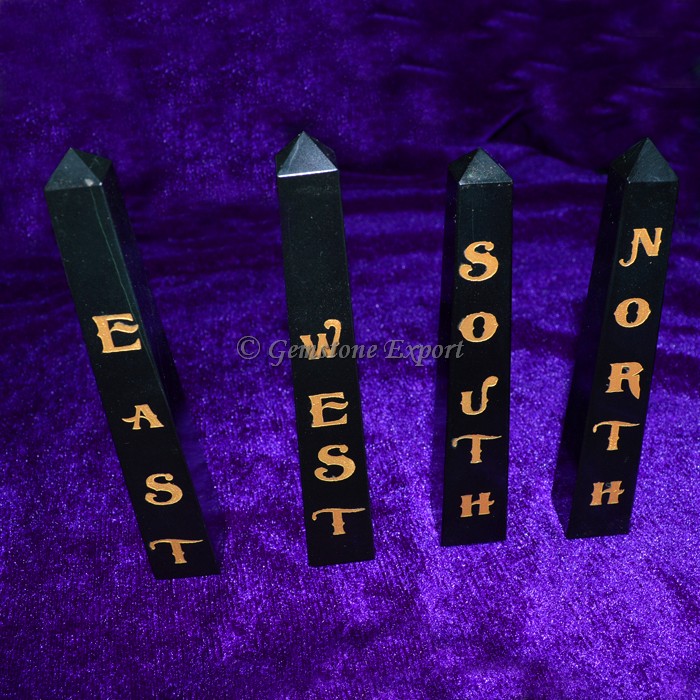 Reiki Black Tower Element Set