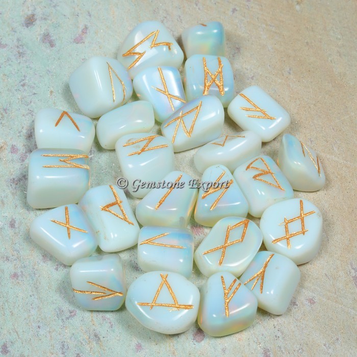 Opalite Rune Divination Set