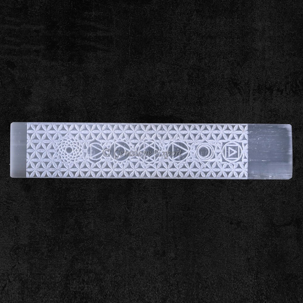 Selenite Root Chakra Wands