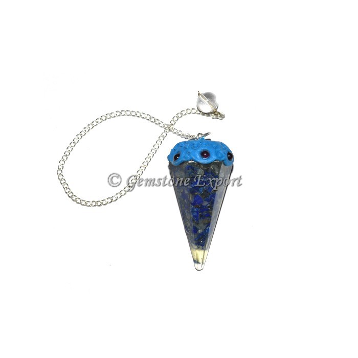 Lapis Lazuli Orgone Tibetan Pendulums