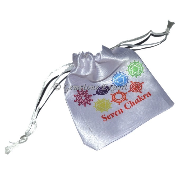 7 Chakra Printed Pouch