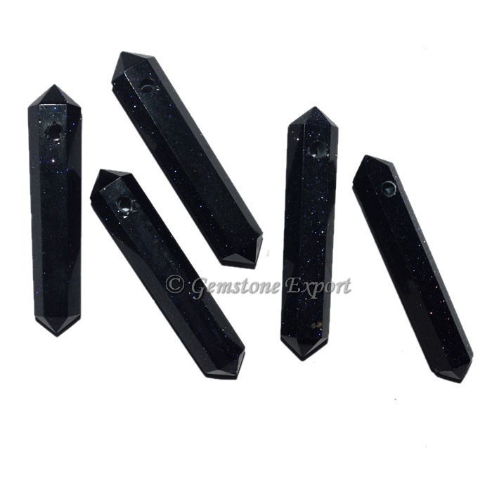 Blue Sunstone Vogel Pendants